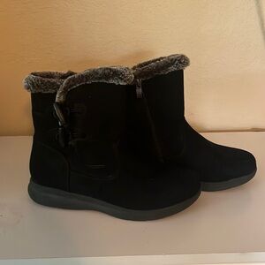 Black Winter Boots Size 8
